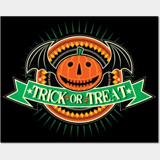 Trick or Treat Pumpkin Posters and Art
